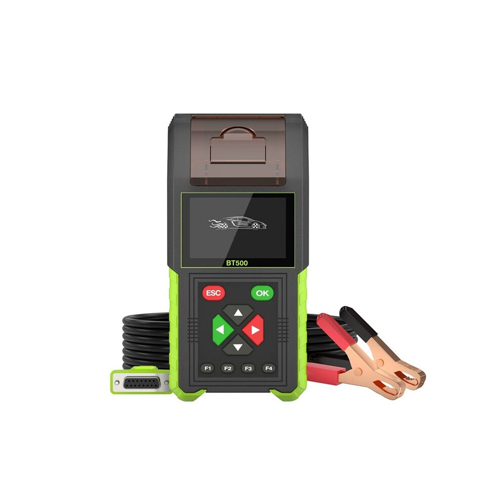 Automotive Battery Tester with Printer,12V 24V Car Battery Load Tester,Battery Capacity Tester,Relay Tester,Leakage Test-image-OPC-PTRFYXF-NEW