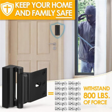 Home Security Door Lock Interior Lock, Reinforcement Top Door , Metal Interior Lock for Kids & Child Safety Proof