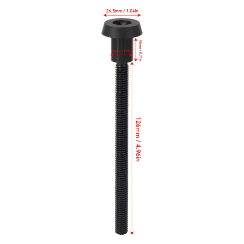 Billiard Cue Back Plug Screws L151.5mm / 6in 1