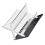 2-Tier Dish Rack Large Capacity White Foldable 1