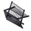 2-Tier Dish Rack, Large Capacity, Black, Foldable 1