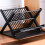 2-Tier Dish Rack, Large Capacity, Black, Foldable 14