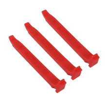 3 Pcs Bike Tire Lever 16mm High Strength Red