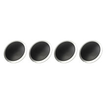 4pcs 68078419AC White Circle Red Letter Hub Cap