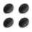 4pcs White Circle Hub Cap 68078419AC Chrome Trim 3