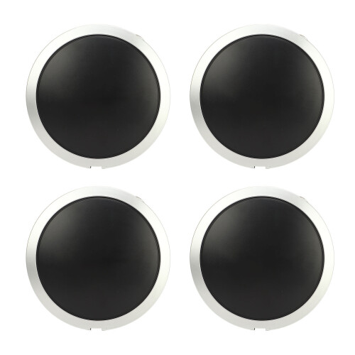 4pcs 68078419AC White Circle Red Letter Hub Cap 1
