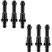 6 Pcs Black Long Milk Tube Connector for Melitta//Jura/Nivona Espresso Machine Coffee Replacement Accessories