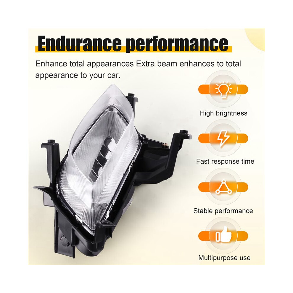 Right Front Bumper Fog Lamp Fog Assembly Drl 92202A7000 For K3 Cerato 2013 2014 2015 Light 4711462175989