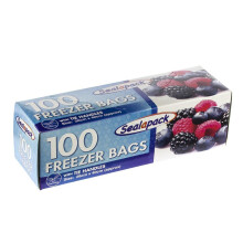 Sealapack 100 Freezer Bags with Tie Handles