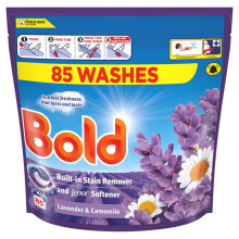 Bold Built-in Stain Removal Laundry Pods & Lenor Softener- Lavender And Camomile - 85 Washes