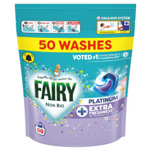 Fairy Non Bio Platinum Silk Tree Blossom Pods 50 Washes