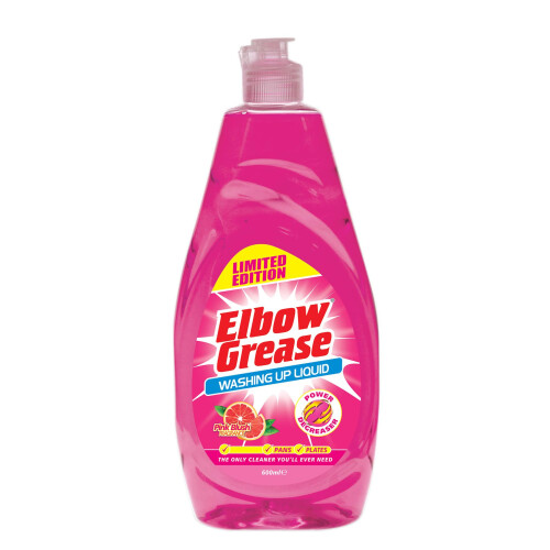 Elbow Grease Pink Blush Washing Up Liquid 600ml
