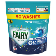 Fairy Non Bio Platinum Pods 50 Washes