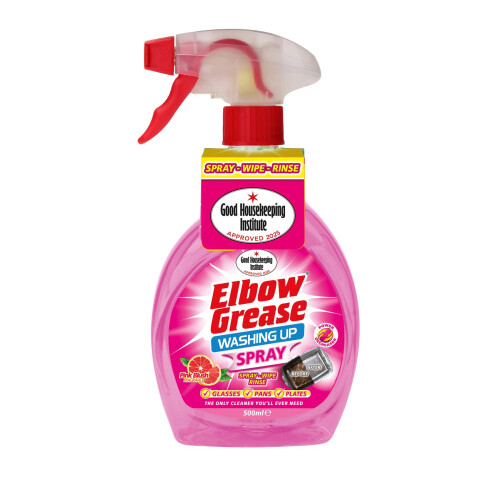 Elbow Grease Pink Blush Washing Up Liquid Spray 500ml