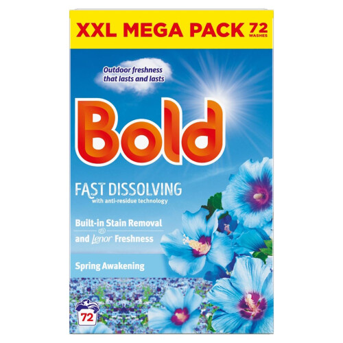Bold Bold Fast Dissolving Washing Powder Spring Awakening - 72 Washes