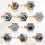 Wall Feed-Through Ring Space Seal 100 mm,for Pipe and Cable Diameter 0-55 mm, Universal Rubber Sealing Insert 3