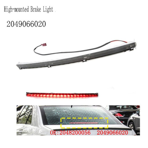 2049066020 Third Stop Brake Light High-Mounted Brake Light for   E‑Class Sedan W212 C‑Class Black 1