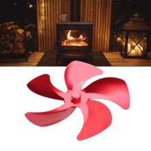 Stove Fan Blade 5-Blade Red Aluminum Alloy 96-98g