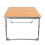 Portable Folding Table 60x40.5x27cm, 1.3kg, Silver 7