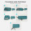 Foldable Backpack 43x29x21 cm, 170g, 5-Colors 5