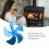 Blue 5-Blade Stove Fan Blade Replacement 4