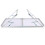 Portable Folding Table 60x40.5x27cm, 1.3kg, Silver 9