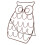 Coffee Pod Holder Owl Shaped Gold 36x28cm LargeCap 1