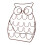 Coffee Pod Holder Owl Shaped Gold 36x28cm LargeCap 6