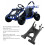 Rear Suspension Swing Arm for ATV 49cc-110cc Black 8