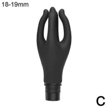 (Black18 19mm) Massage Gun Attachments Replacement Head Replaceable Muscle Massager Attachment