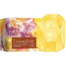 (Lemon) 100g Essential Oil Soap Bar, Handmade Scented Face Body Bath Cleansing Soap Bar, Women's Day Skin Care Products Gift for Women Girl