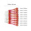 9Pcs Ergonomic Crochet Hook Acrylic Handle Crochet Hook for 4