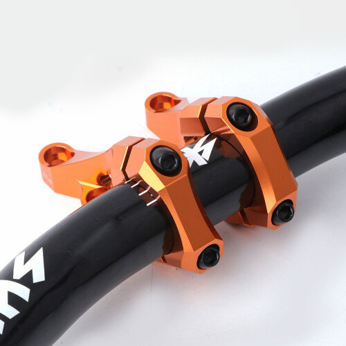 Mountain Bicycles Stem Bicycles Stem Risers Handlebar-Black 2