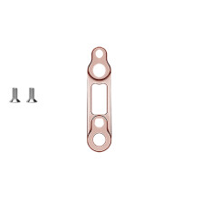 Front Rear Hydraulic Disc Brake Adapters-Pink Rear brake