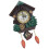 Antique Wall Clock with Sound Unique Cuckoo Bird House Shape 1