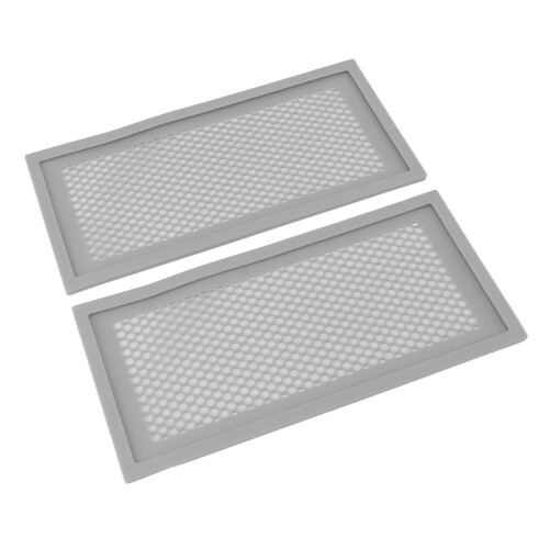 2Pcs Baby-Proof Vent Cover Gray 5.1-5.5 oz