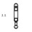 Front Rear Hydraulic Disc Brake Adapters Road-Black front brake 1