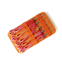 9Pcs Ergonomic Crochet Hook Acrylic Handle Crochet Hook for
