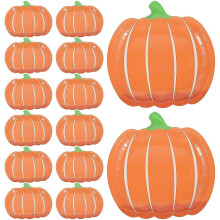(23.5X23cm) 2025 25pcs Pumpkin Paper Plates Fall Disposable Plates Party Dinner Plates Halloween Decor