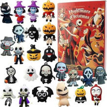 (S) 2025 24 Pcs Halloween Stress Relief Toys Cute Pumpkin Ghost Spider Press Toys Kids Halloween Party Gift Bag Filler Gifts Halloween Decorations