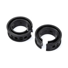 (C1) 2025 2pcs Black Rubber Shock Absorber for Cars - Spring Bumper Power Cushion-Good