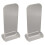 2Pcs Acrylic Boxing Glove Stand Vertical Display Holders Clear Durable Material 1