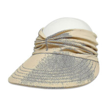 (style2) Sun Hat Women, Sun Beach Visor Cap With Wide Brim For Sports Beach Golf Hiking, Outdoor Sports Empty Top Cap
