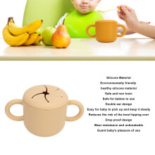 Baby-Snackschale 350 ml Silikon Beige