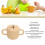 Baby-Snackschale 350 ml Silikon Beige 16
