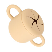 Umweltfreundlicher Snackbecher 350 ml Beige
