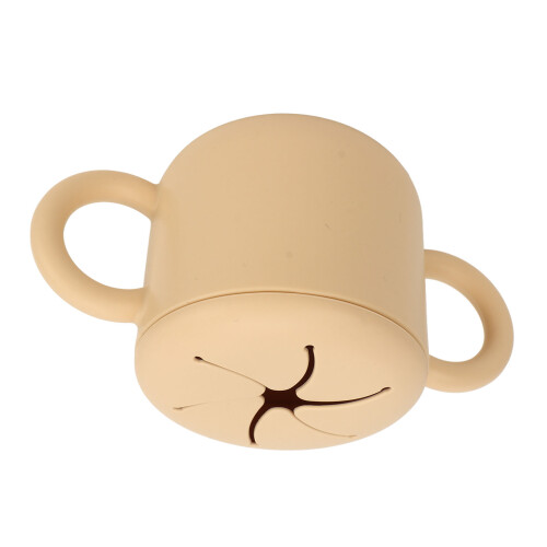 Baby-Snackschale 350 ml Silikon Beige 1