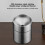 Car Ashtray L Stainless Steel Windproof Lid Silver 5