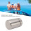 Car Ashtray L Stainless Steel Windproof Lid Silver 8