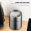 Car Ashtray L Stainless Steel Windproof Lid Silver 10
